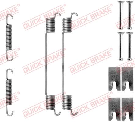 QUICK BRAKE priedų komplektas, stabdžių trinkelės 105-0814